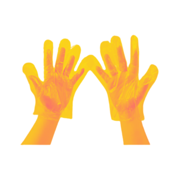 Guante Nitrilo Naranja...