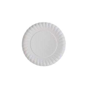 Plato Cartón Blanco