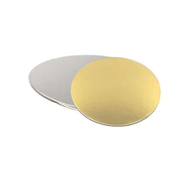 Lámina Cartón Redonda Oro /...