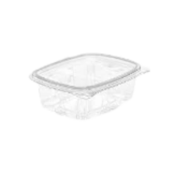 Tarrina Bisagra PET Oval...