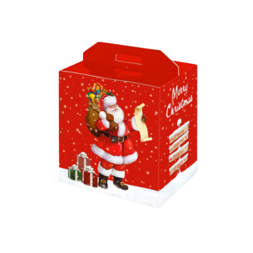 Estuche asas botellero navidad